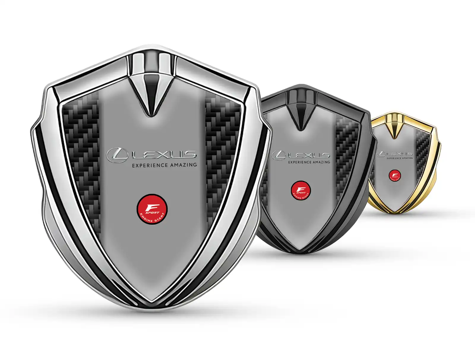 Lexus 3D Emblema Insignia Minimal Esquema Universal 3D